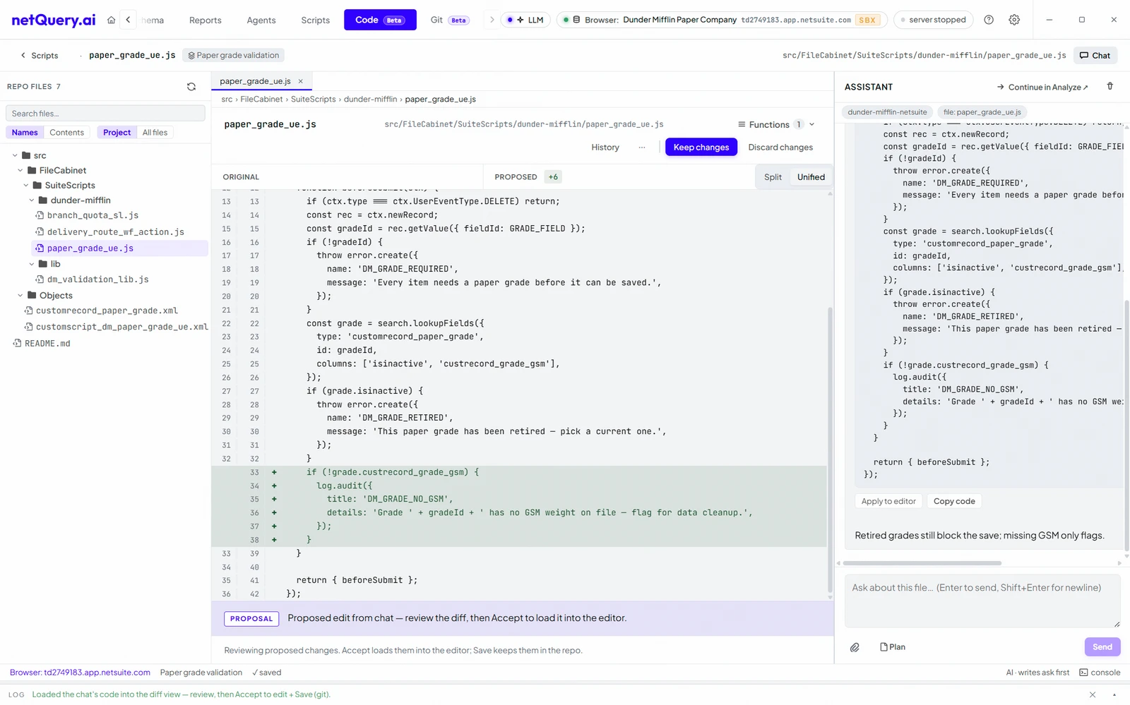 Migrate the SuiteScript you own.